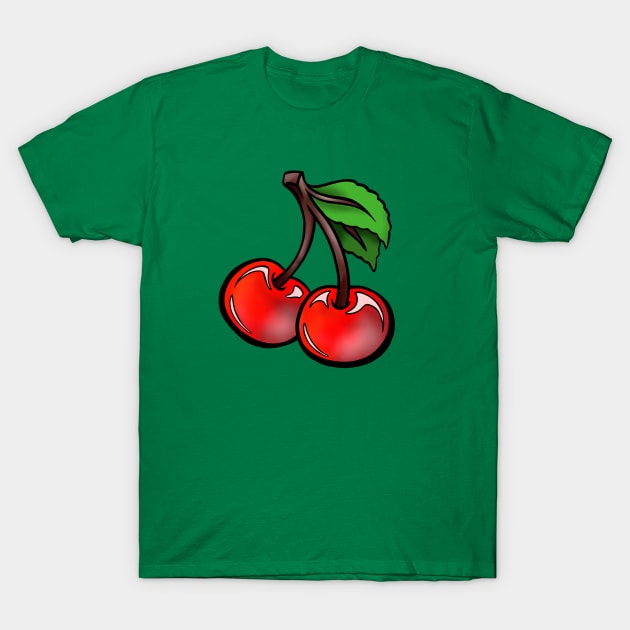 Cherries T-Shirt by SisterSpyder923